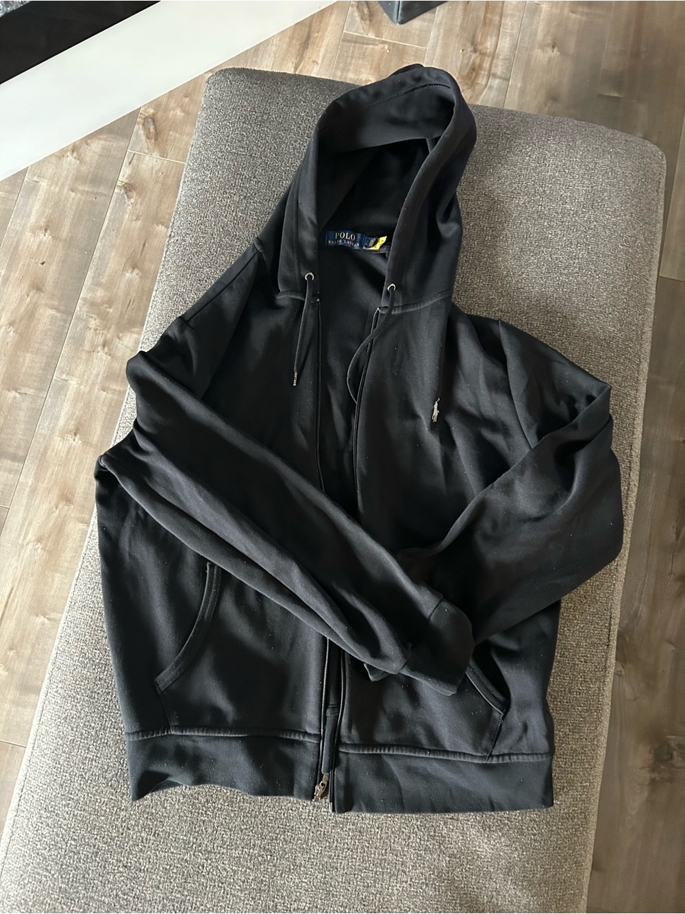 Black Polo by Ralph Lauren Full-Zip Hoodie